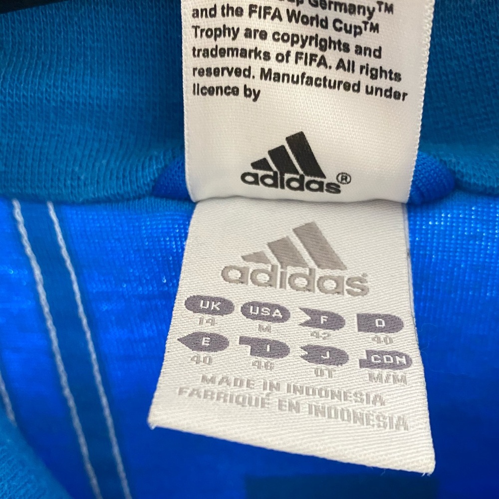ADIDAS 2006 FIFA World Cup Italia Jacket M - Picture 7 of 7
